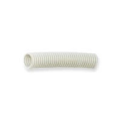 Caño corrugado blanco virgen 3/4 x 25 mt