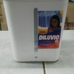 Calefon pvc 25l Diluvio c/resist acero