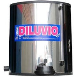 Calefón acero 20l c/res acero