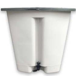 Calefon pvc 20L. c/resistencia de aluminio