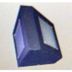 Bidifusor trapezoidal p/lampara G9