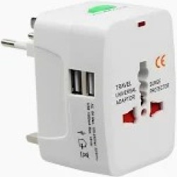 ADAPTADOR UNIVERSAL CON 2 USB