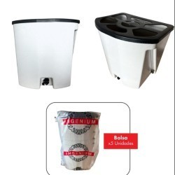 Calefon pvc 20L con resistencia de bronce ECO